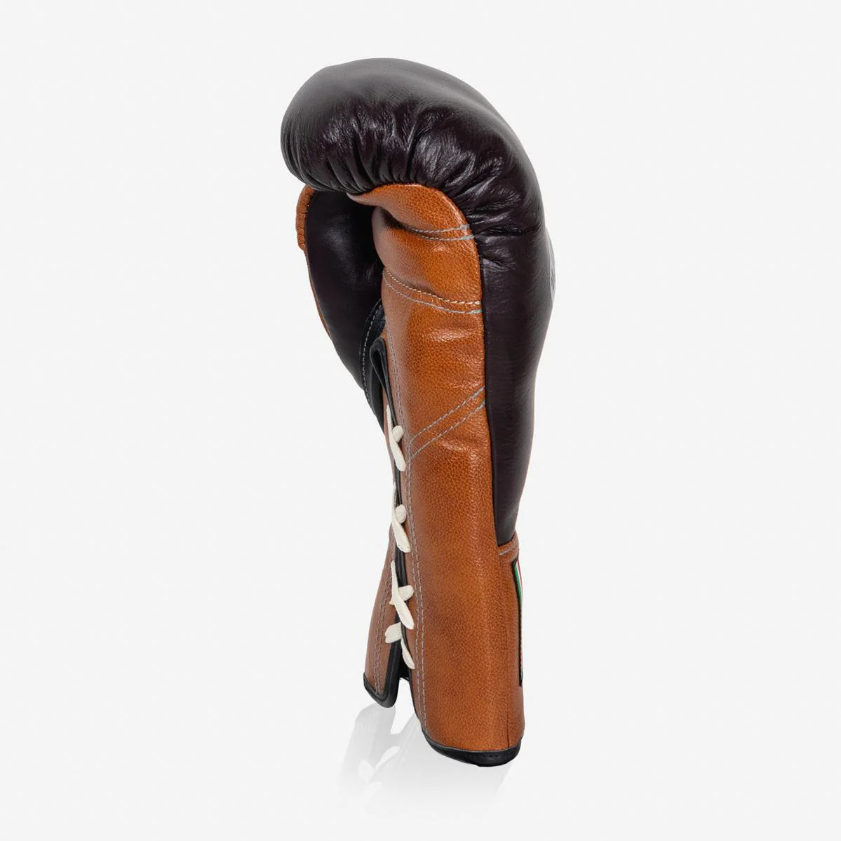 Rękawice bokserskie Di Nardo z Sznurówki 14 Oz Burgund-cognac  - Image 6