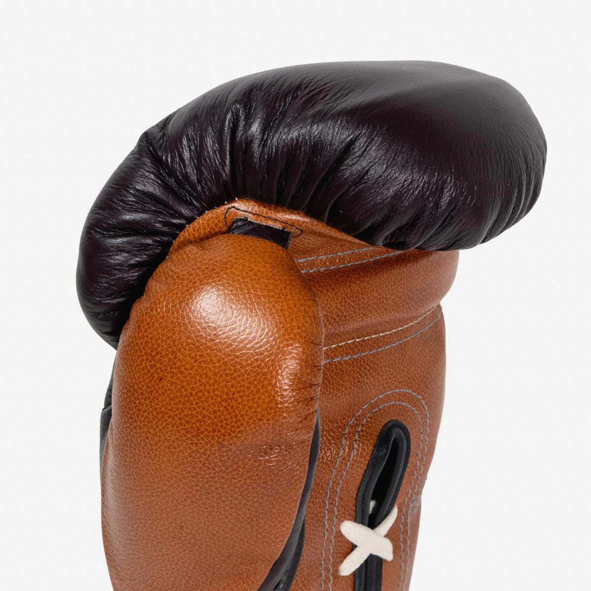 Rękawice bokserskie Di Nardo z Sznurówki 14 Oz Burgund-cognac  - Image 7