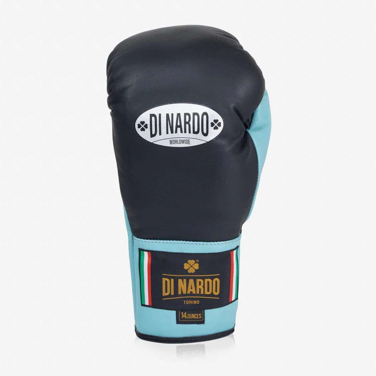 Rękawice bokserskie Di Nardo z Sznurówki 14 Oz Czarny-woda  - Image 4