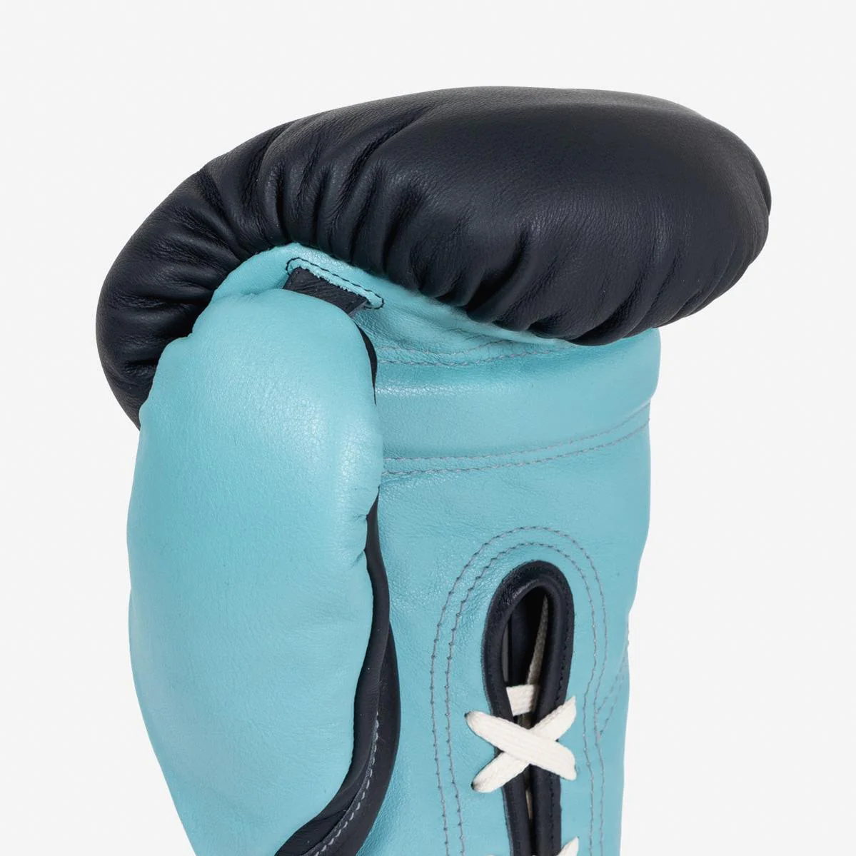 Rękawice bokserskie Di Nardo z Sznurówki 14 Oz Czarny-woda  - Image 7