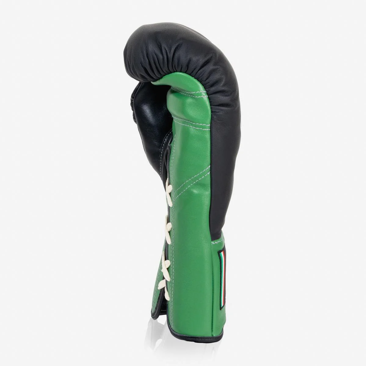 Rękawice bokserskie Di Nardo z Sznurówki 14 Oz Nero-verde  - Image 4