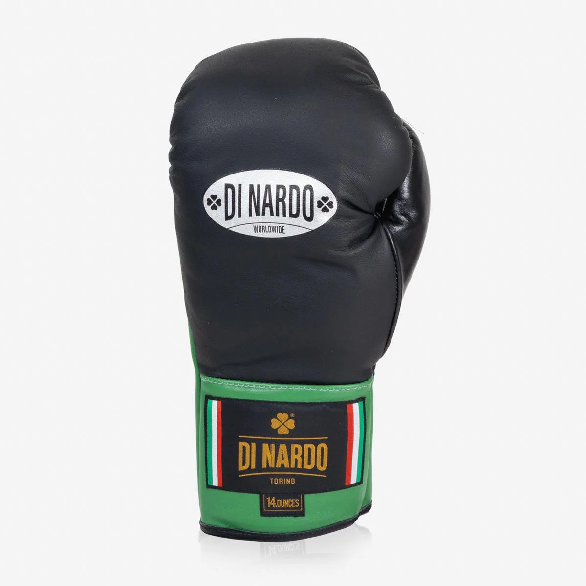 Rękawice bokserskie Di Nardo z Sznurówki 14 Oz Nero-verde  - Image 5