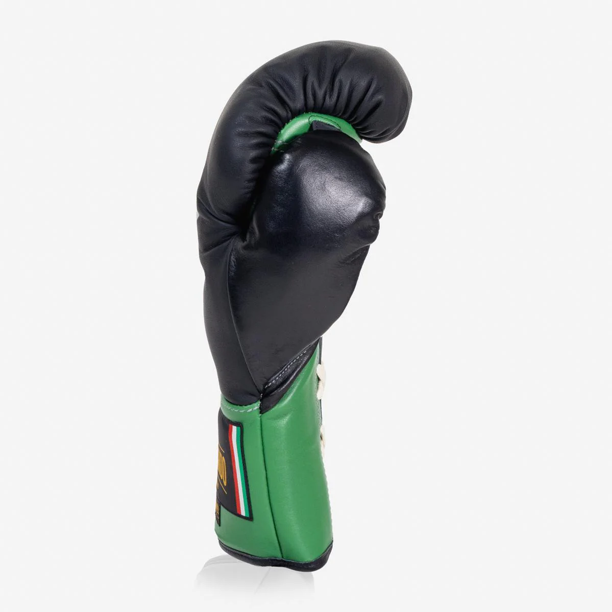 Rękawice bokserskie Di Nardo z Sznurówki 14 Oz Nero-verde  - Image 6