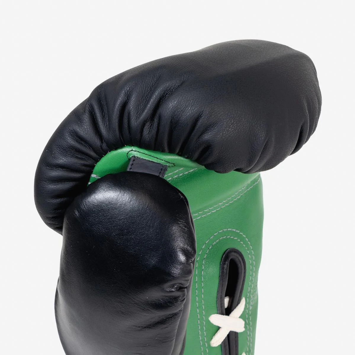 Rękawice bokserskie Di Nardo z Sznurówki 14 Oz Nero-verde  - Image 7
