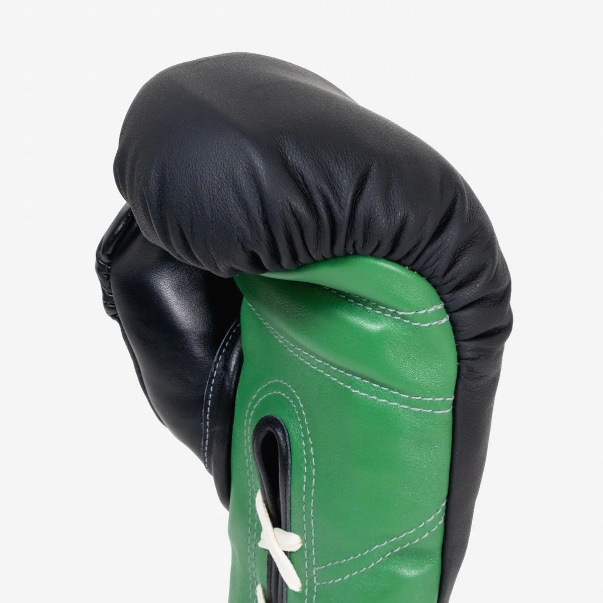 Rękawice bokserskie Di Nardo z Sznurówki 14 Oz Nero-verde  - Image 8