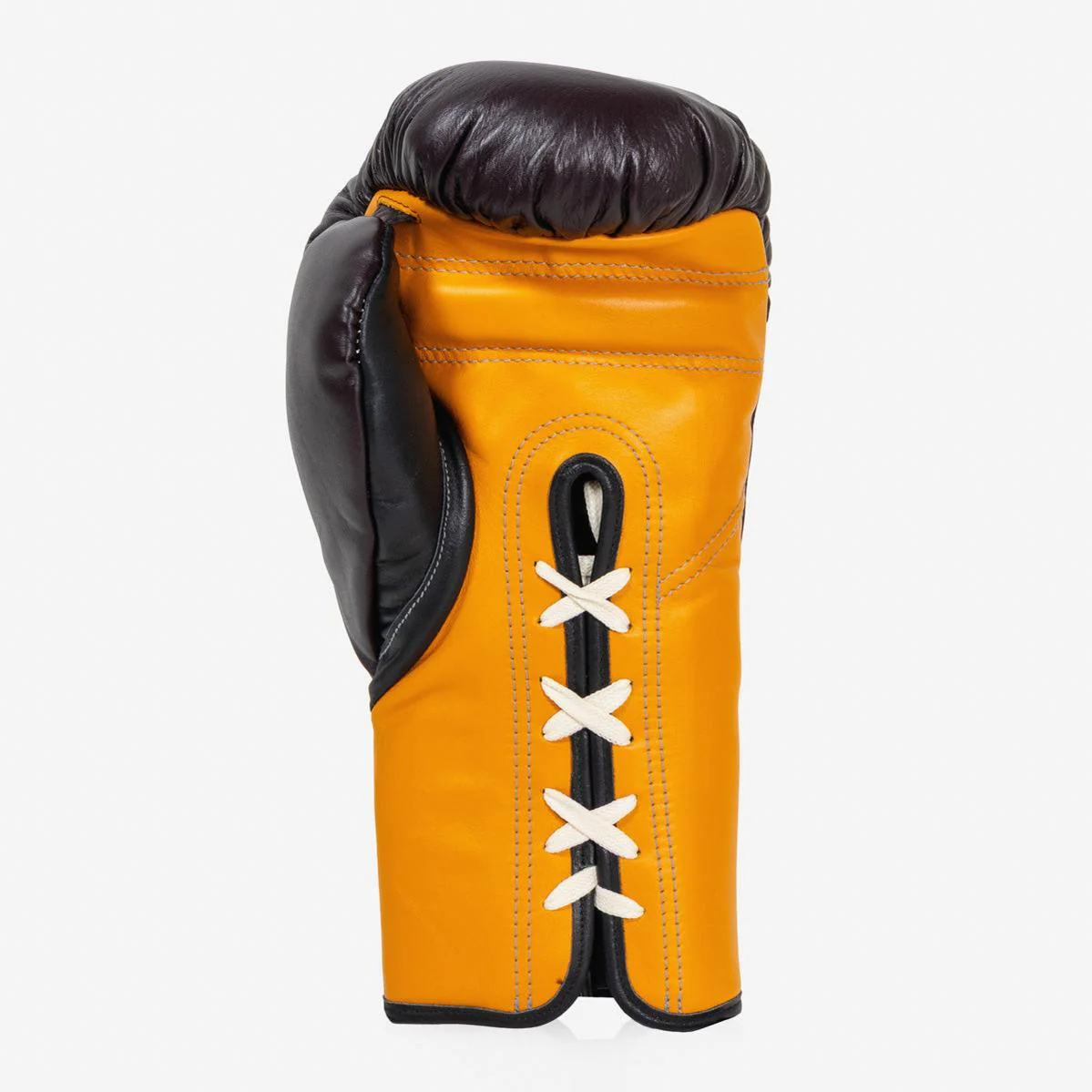 Rękawice bokserskie Di Nardo z Sznurówki 16 Oz Borgogna-żółty  - Image 5