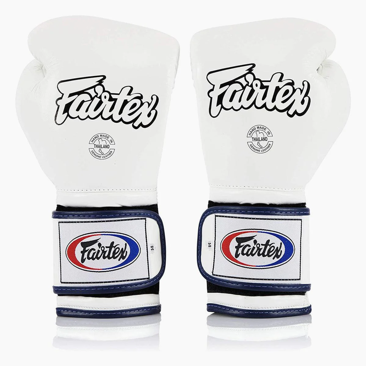 Rękawice bokserskie Fairtex Mexican Styl BGV9 Biało-niebieskie lamówki  - Image 2
