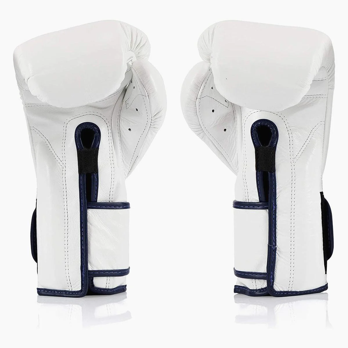 Rękawice bokserskie Fairtex Mexican Styl BGV9 Biało-niebieskie lamówki  - Image 4