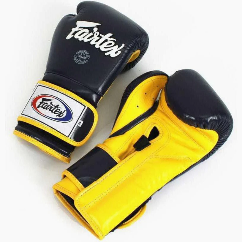 Rękawice bokserskie Fairtex Mexican Styl BGV9 Niebiesko-żółty  - Image 2