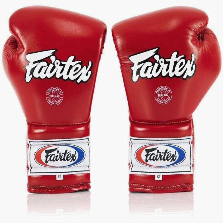 Rękawice bokserskie Fairtex PRO Trening Mexican Styl BGL7 Czerwony  - Image 2