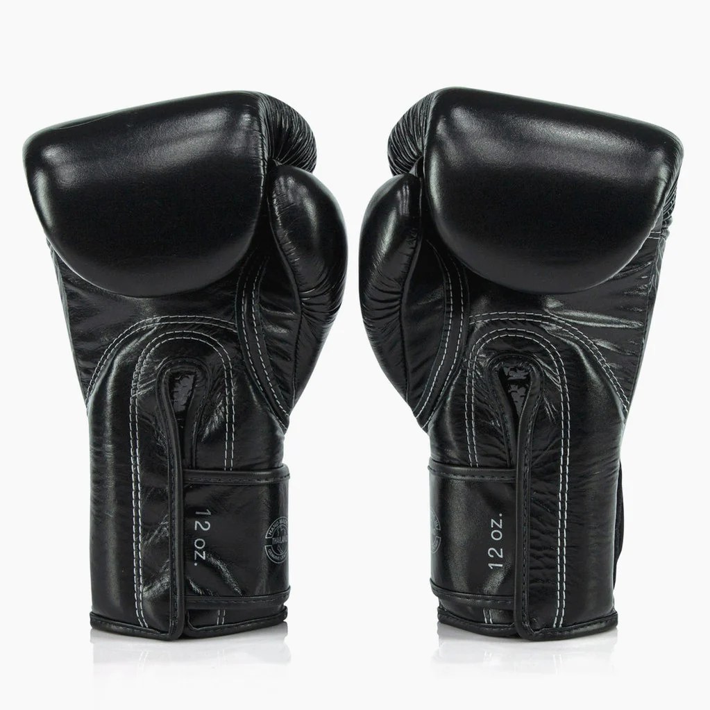 Rękawice bokserskie Fairtex x Glory BGVG3 Czarny-srebrny  - Image 4