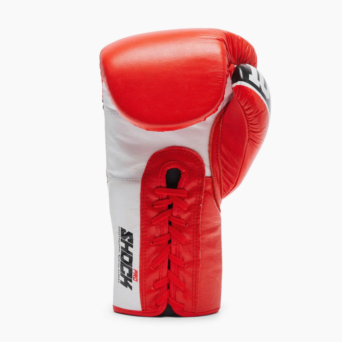 Rękawice bokserskie Leone Shock Pro z Sznurówki GN057L Czerwony  - Image 4