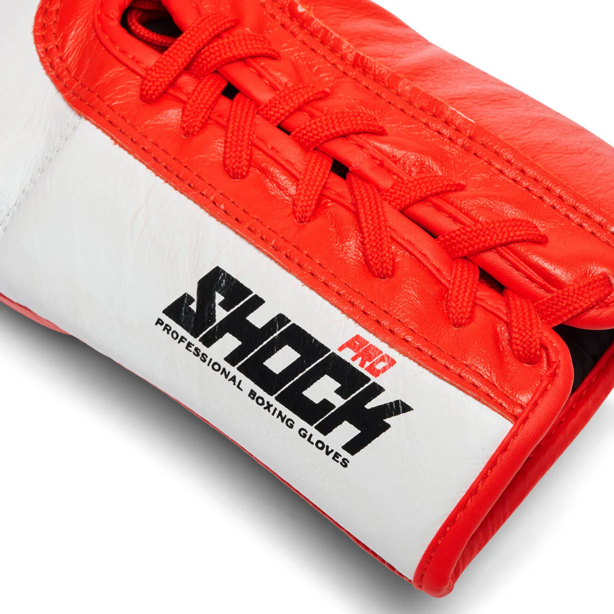 Rękawice bokserskie Leone Shock Pro z Sznurówki GN057L Czerwony  - Image 6