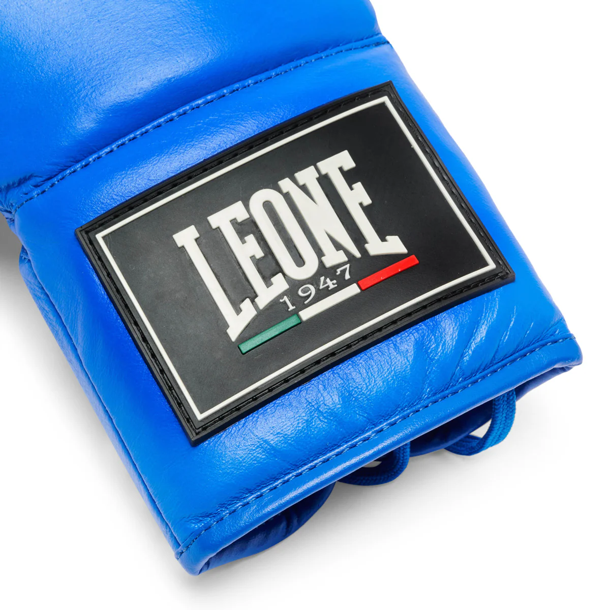 Rękawice bokserskie Leone Shock Pro z Sznurówki GN057L Niebieski  - Image 7