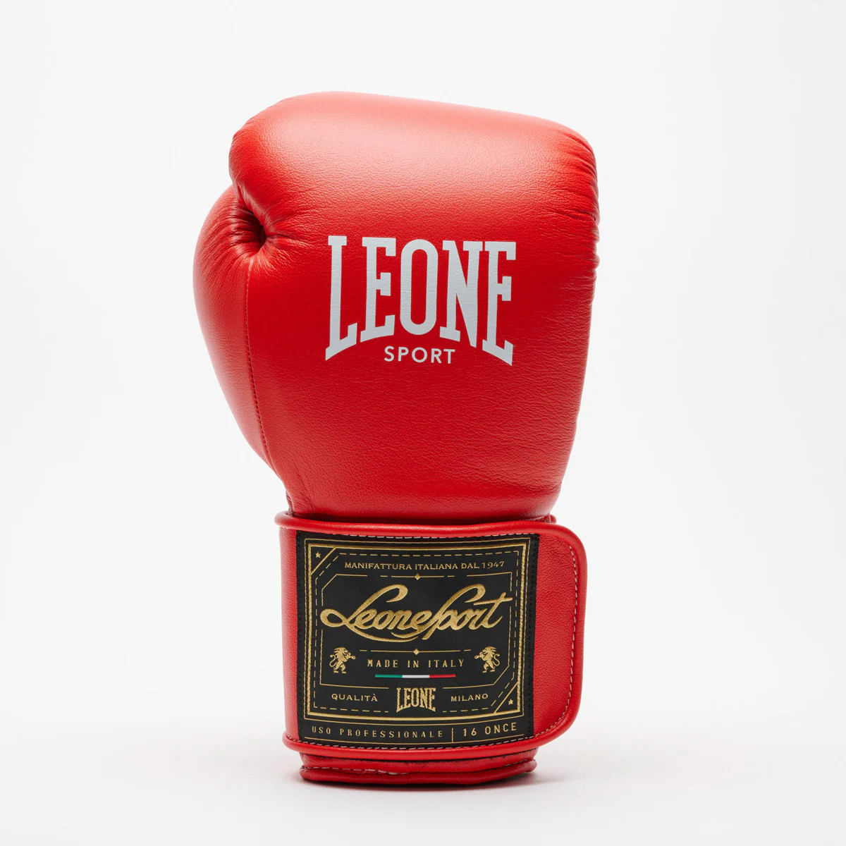 Rękawice bokserskie Leone Sport Orlando Classico z Rzep Czerwony  - Image 3
