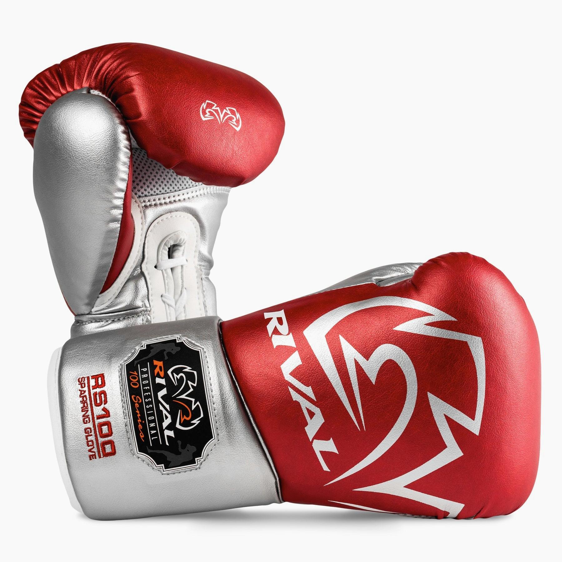 Rękawice bokserskie Rival Profesjonalny Sparring RS100 z Sznurówki  - Image 13