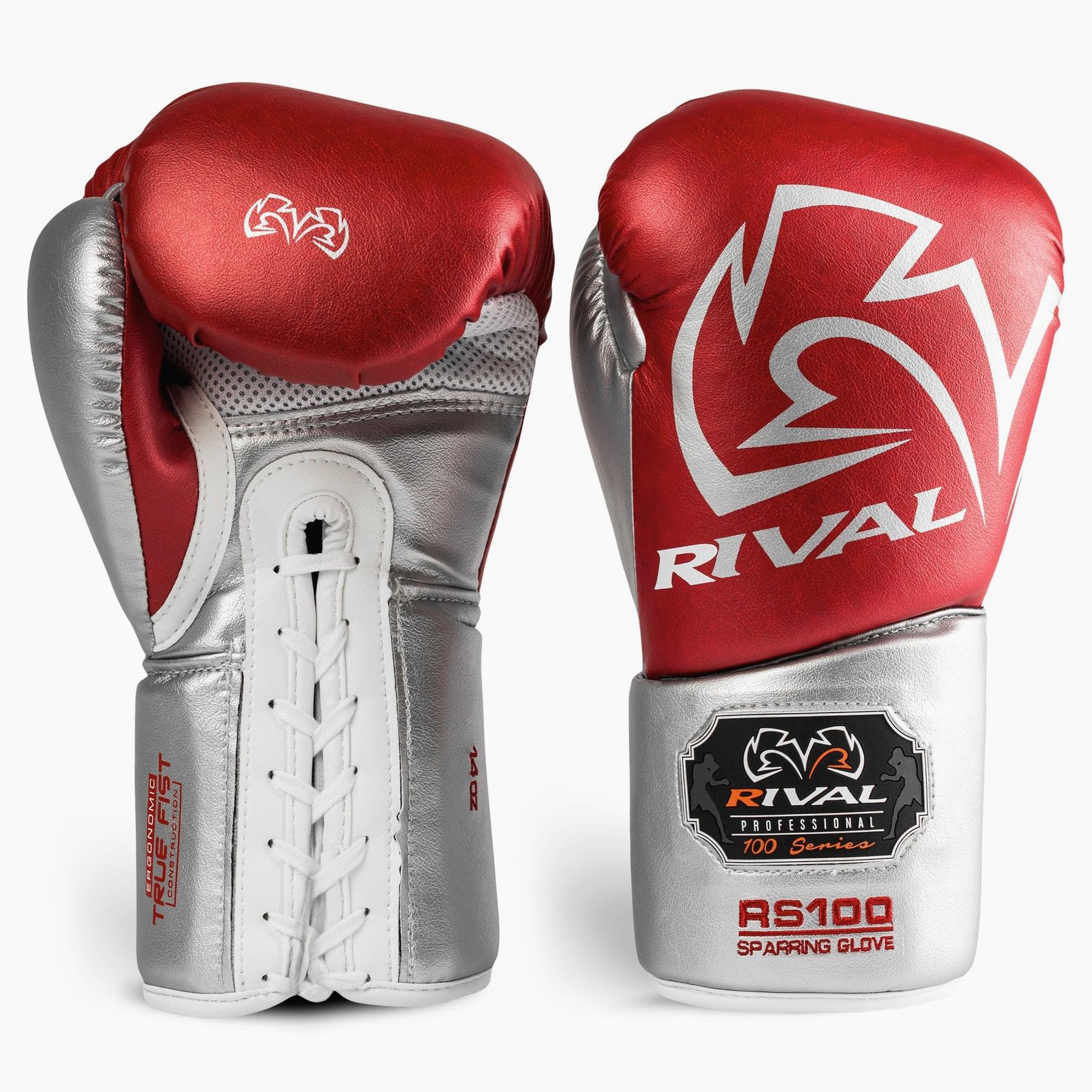 Rękawice bokserskie Rival Profesjonalny Sparring RS100 z Sznurówki  - Image 14