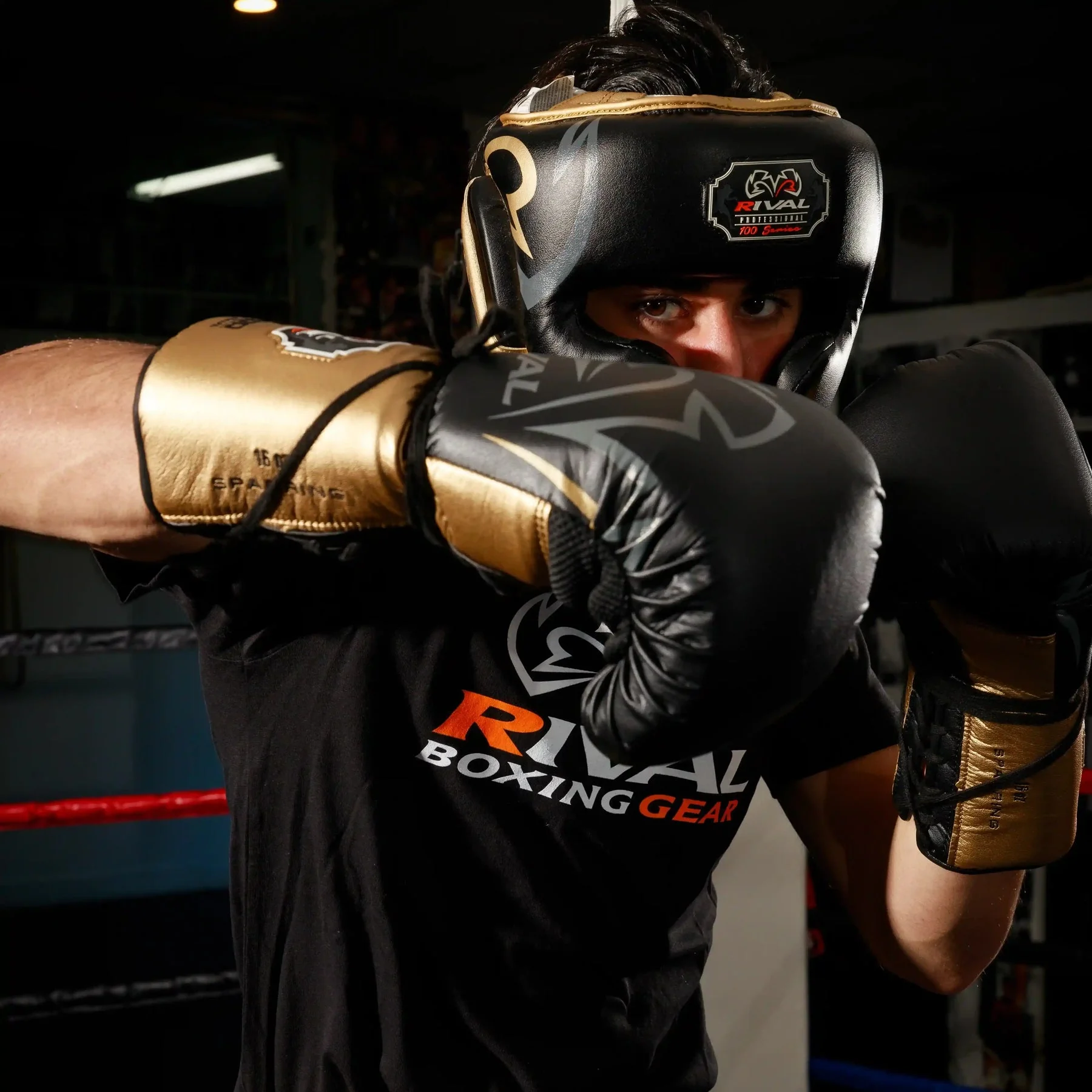 Rękawice bokserskie Rival Profesjonalny Sparring RS100 z Sznurówki  - Image 21