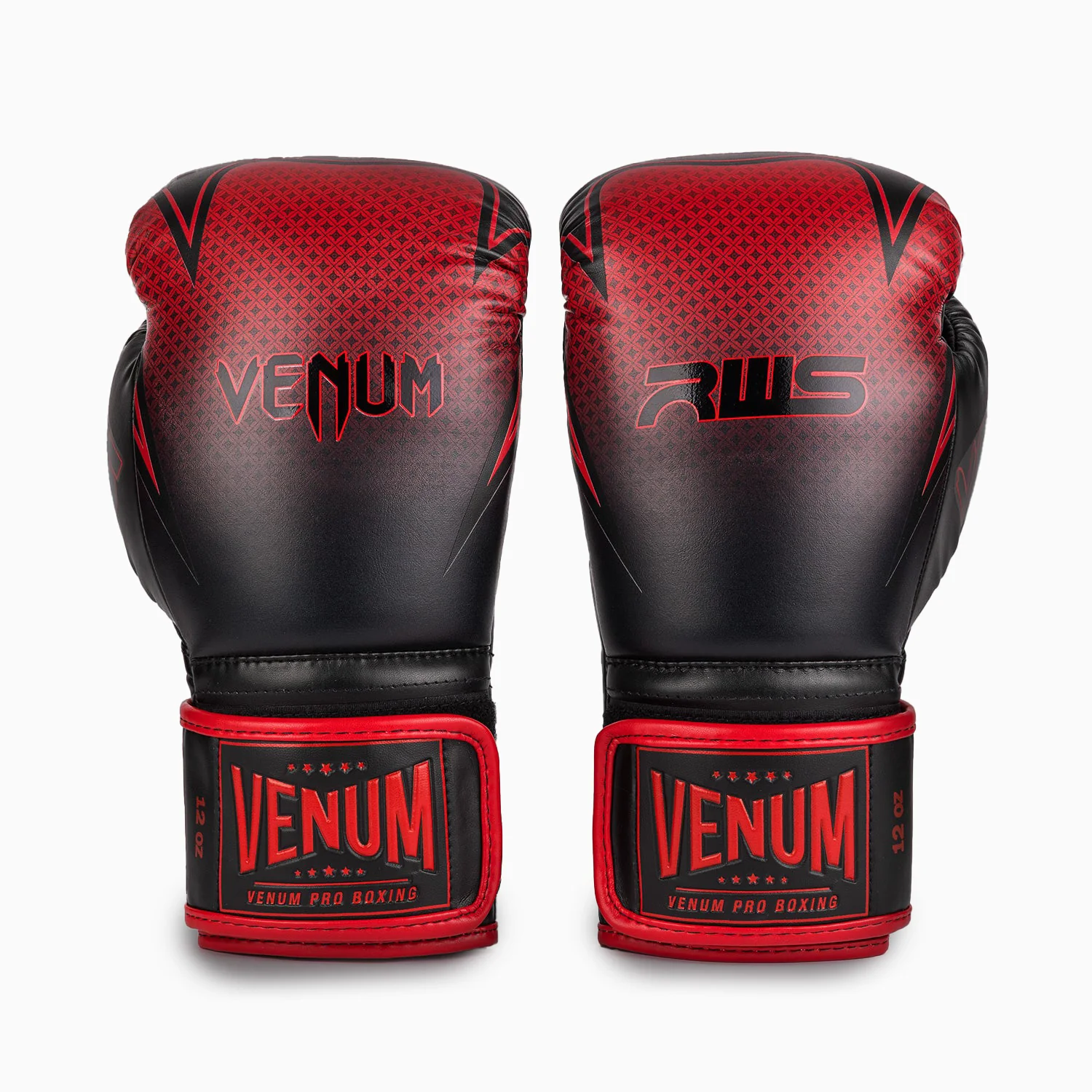 Rękawice bokserskie RWS x Venum 2.0 Czarny-czerwony  - Image 3
