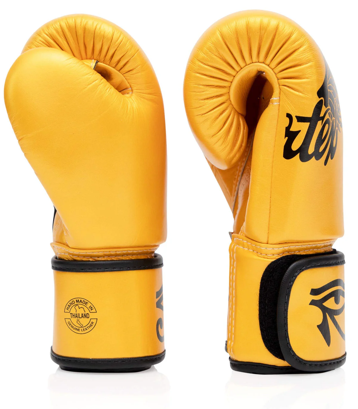 Rękawice do Muay Thai Fairtex BGV1 Falcon Złoty  - Image 3