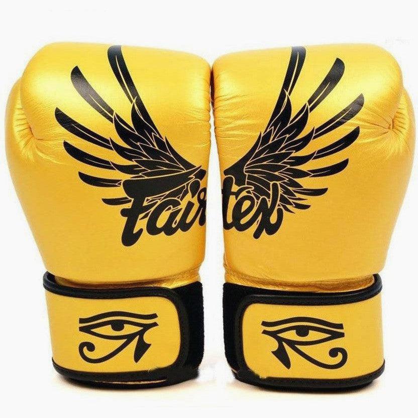 Rękawice do Muay Thai Fairtex BGV1 Falcon Złoty  - Image 5