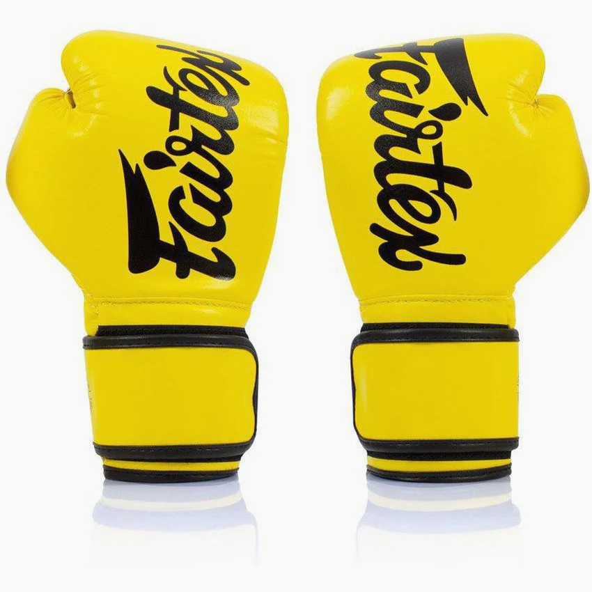 Rękawice do Muay Thai Fairtex BGV14 Żółty  - Image 2