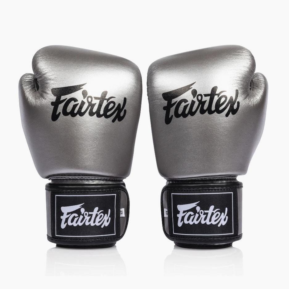 Rękawice do Muay Thai Fairtex BGV1C-Plus Gun Metallic  - Image 2