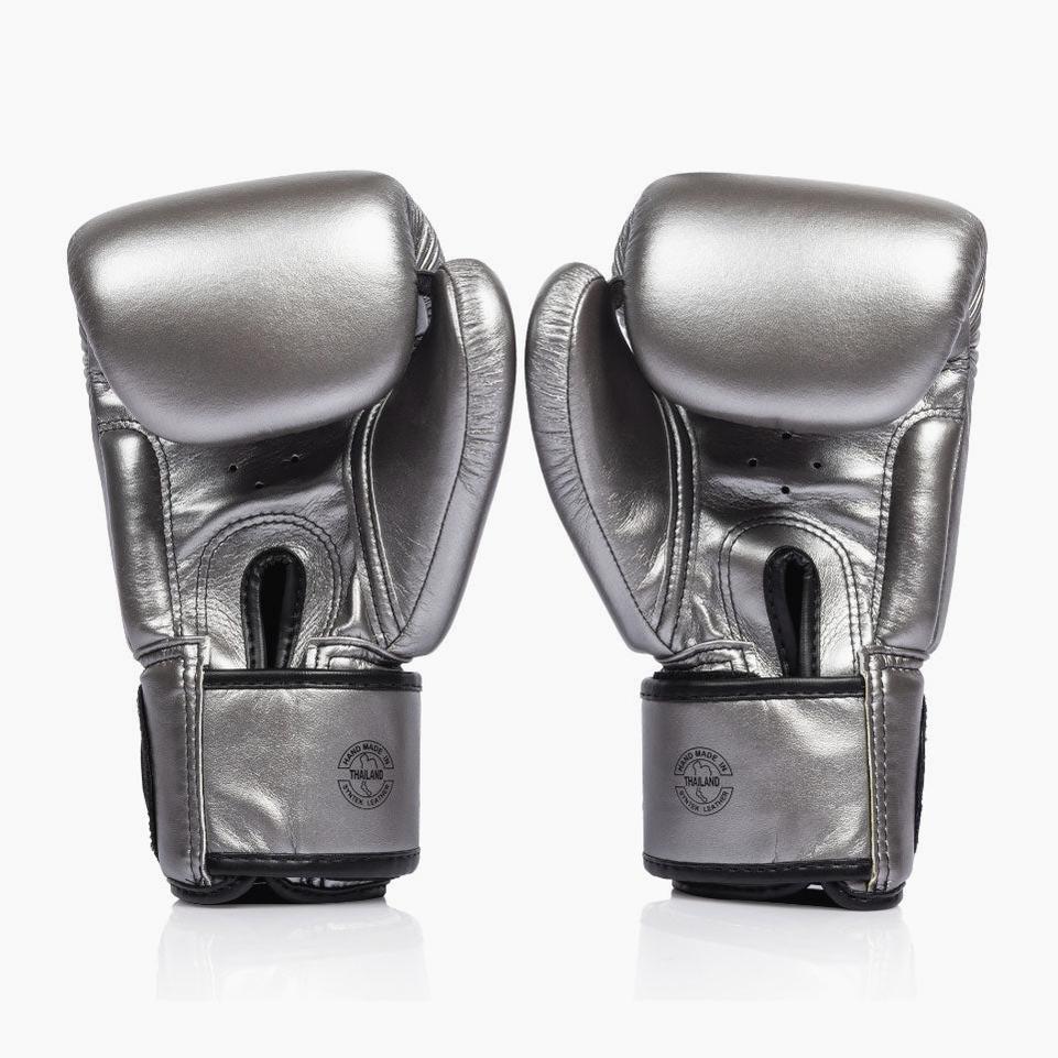 Rękawice do Muay Thai Fairtex BGV1C-Plus Gun Metallic  - Image 3