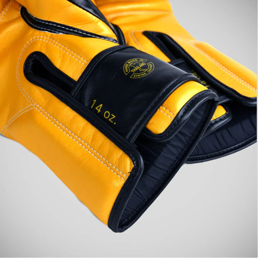 Rękawice do Muay Thai Fairtex Super Sparring BGV18 Czarny-złoty  - Image 5