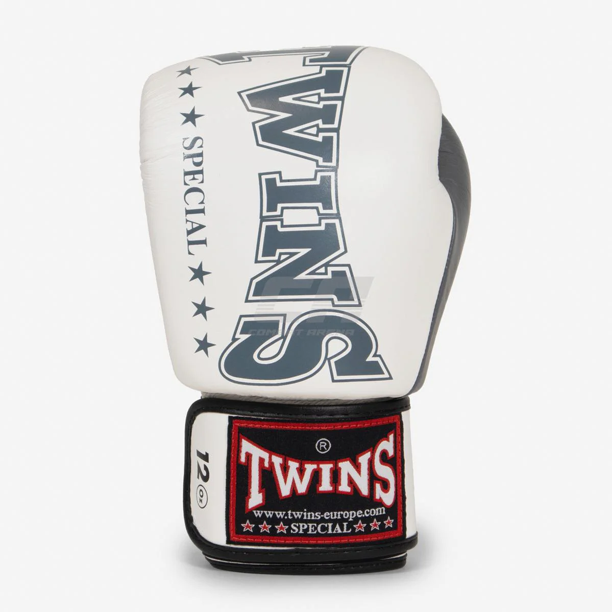 Rękawice do Muay Thai Twins Special BGVL 8 Biało-szary  - Image 3