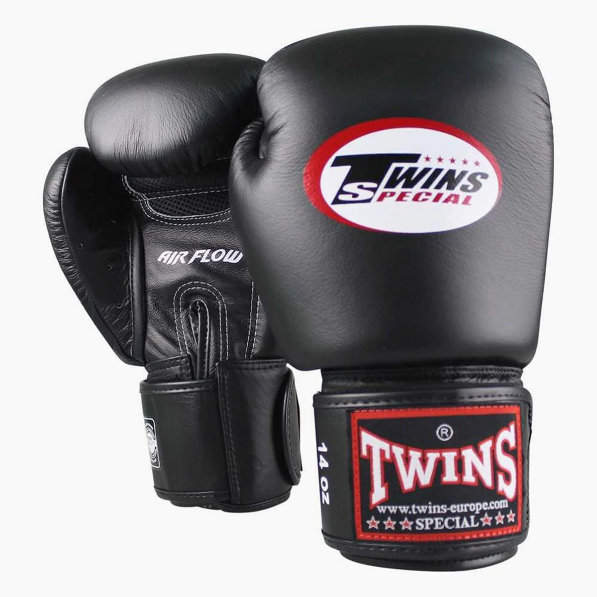 Rękawice do Muay Thai Twins Special BGVL3 Air Czarny  - Image 2