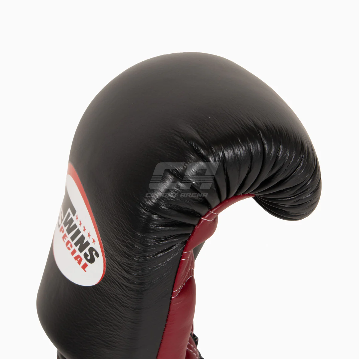 Rękawice do Muay Thai Twins Special BGVL3 Czarny-burgund  - Image 7
