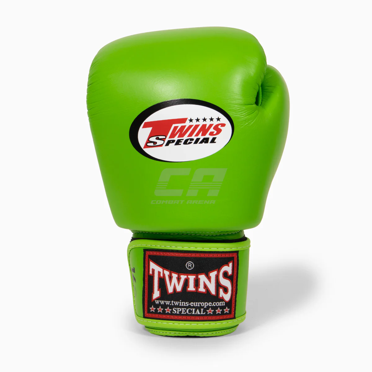 Rękawice do Muay Thai Twins Special BGVL3 Lime  - Image 2