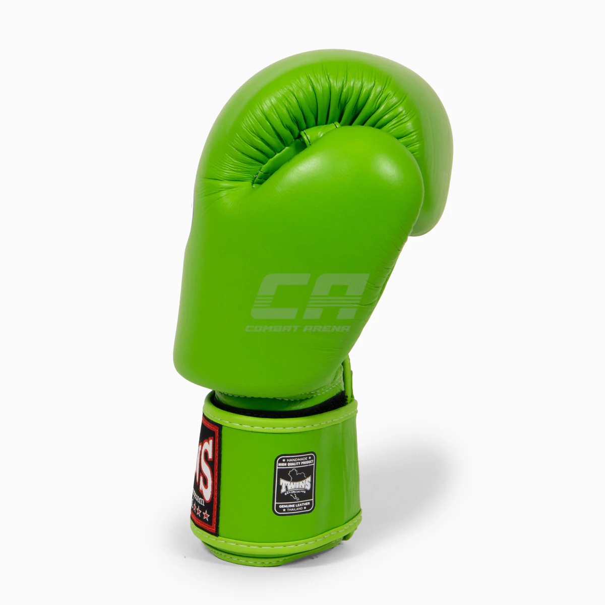 Rękawice do Muay Thai Twins Special BGVL3 Lime  - Image 3