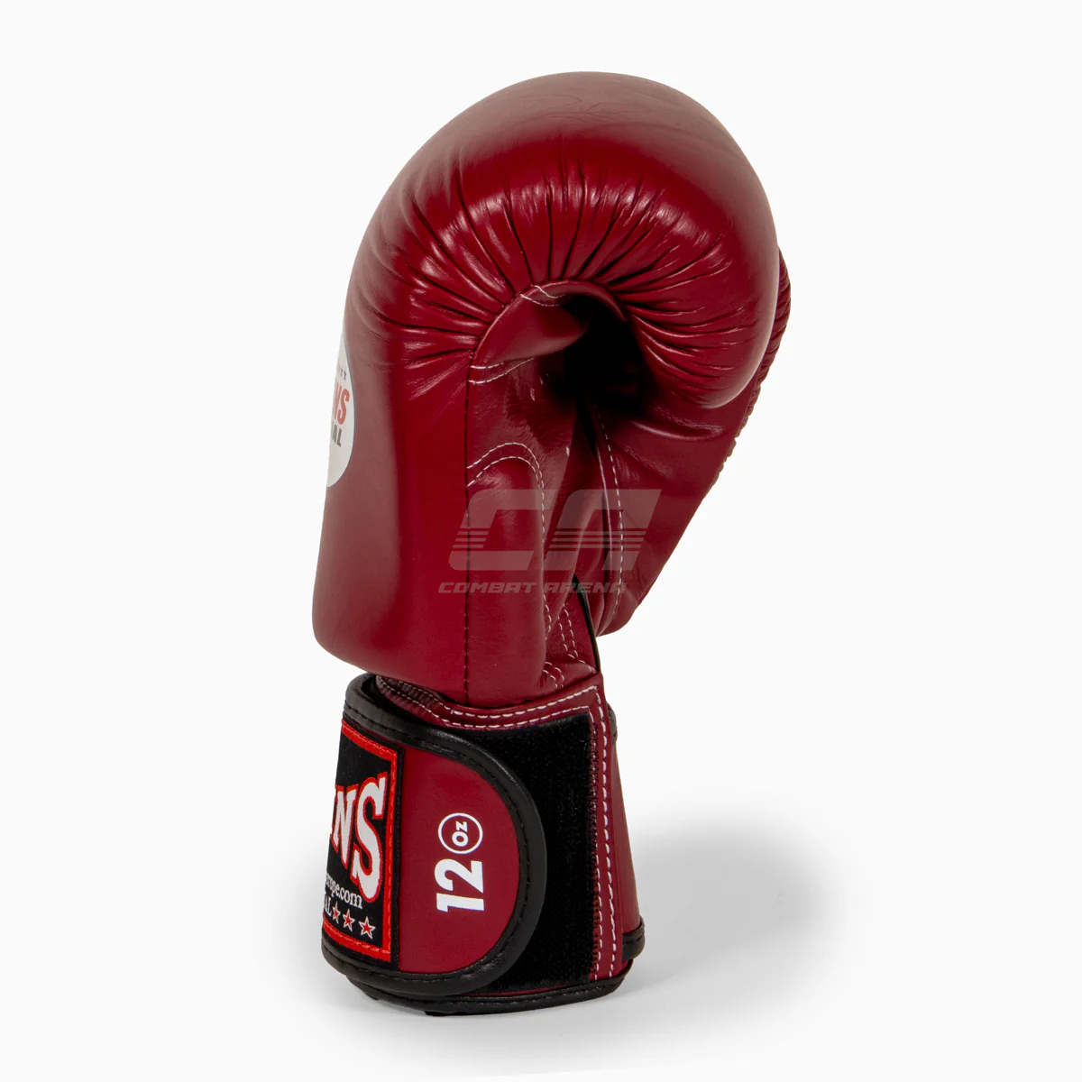 Rękawice do Muay Thai Twins Special BGVL3 Czerwone Wino  - Image 4