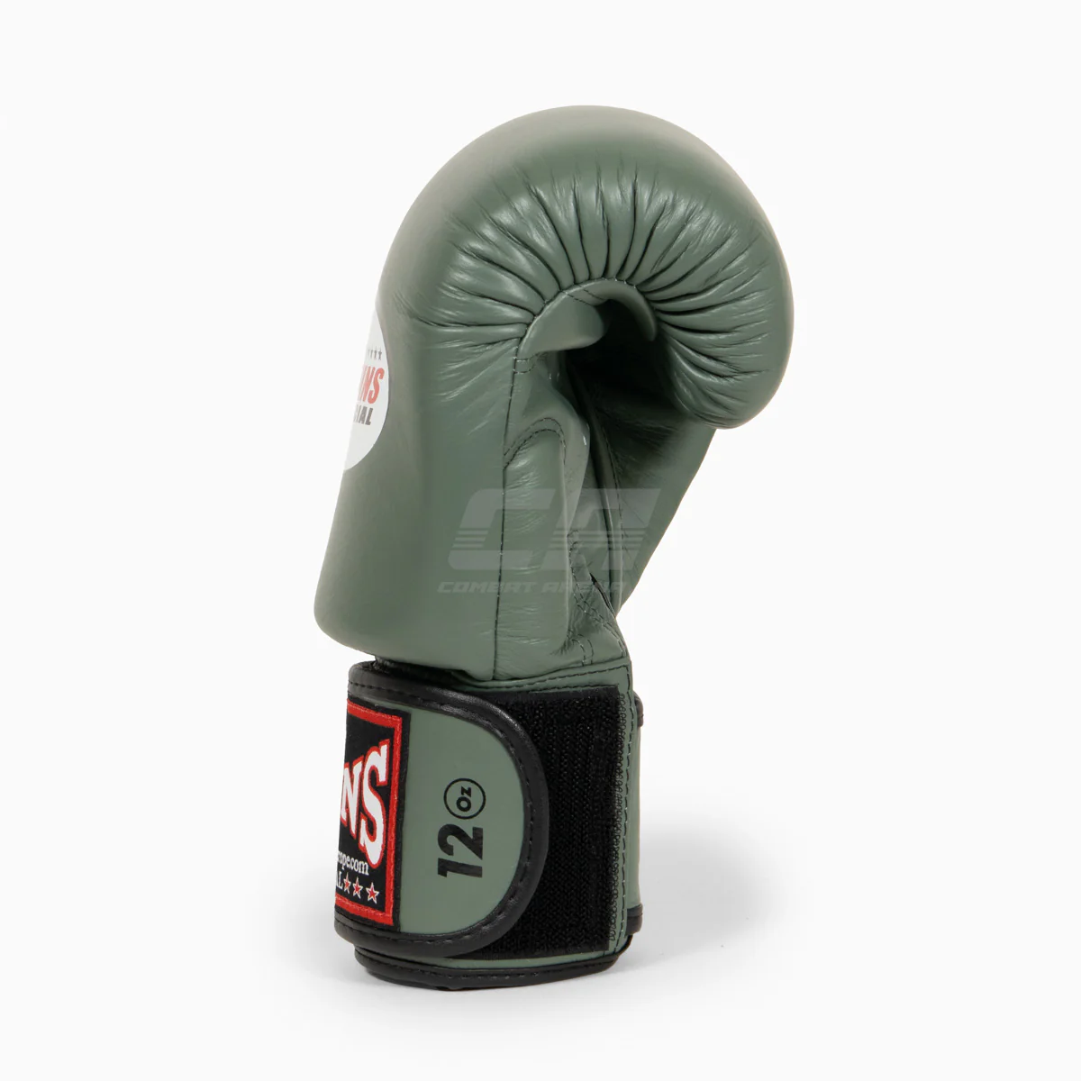 Rękawice do Muay Thai Twins Special BGVL3 Zielony militarny  - Image 3