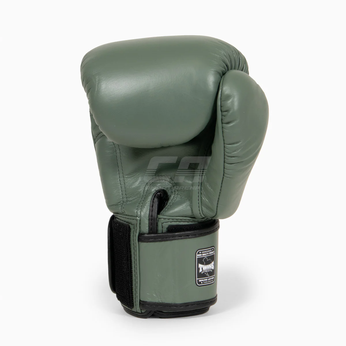 Rękawice do Muay Thai Twins Special BGVL3 Zielony militarny  - Image 4