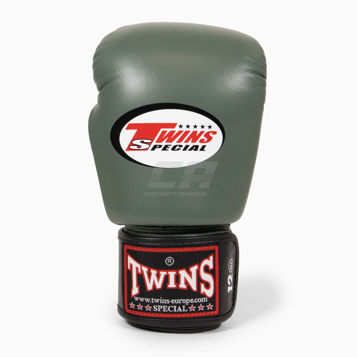Rękawice do Muay Thai Twins Special BGVL4 Czarny-zielony-biały  - Image 5
