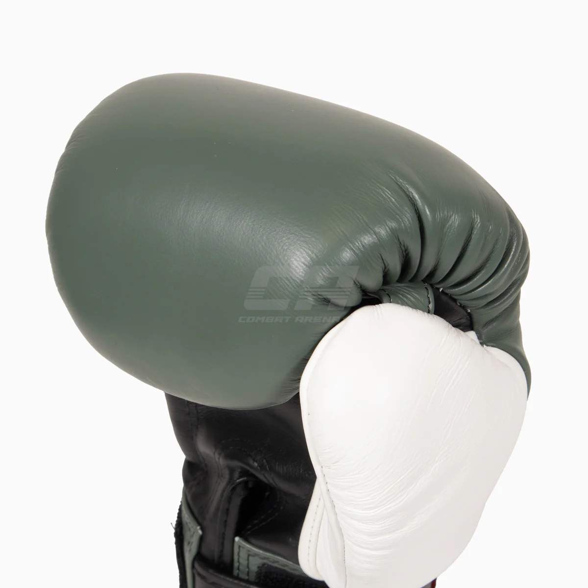 Rękawice do Muay Thai Twins Special BGVL4 Czarny-zielony-biały  - Image 7