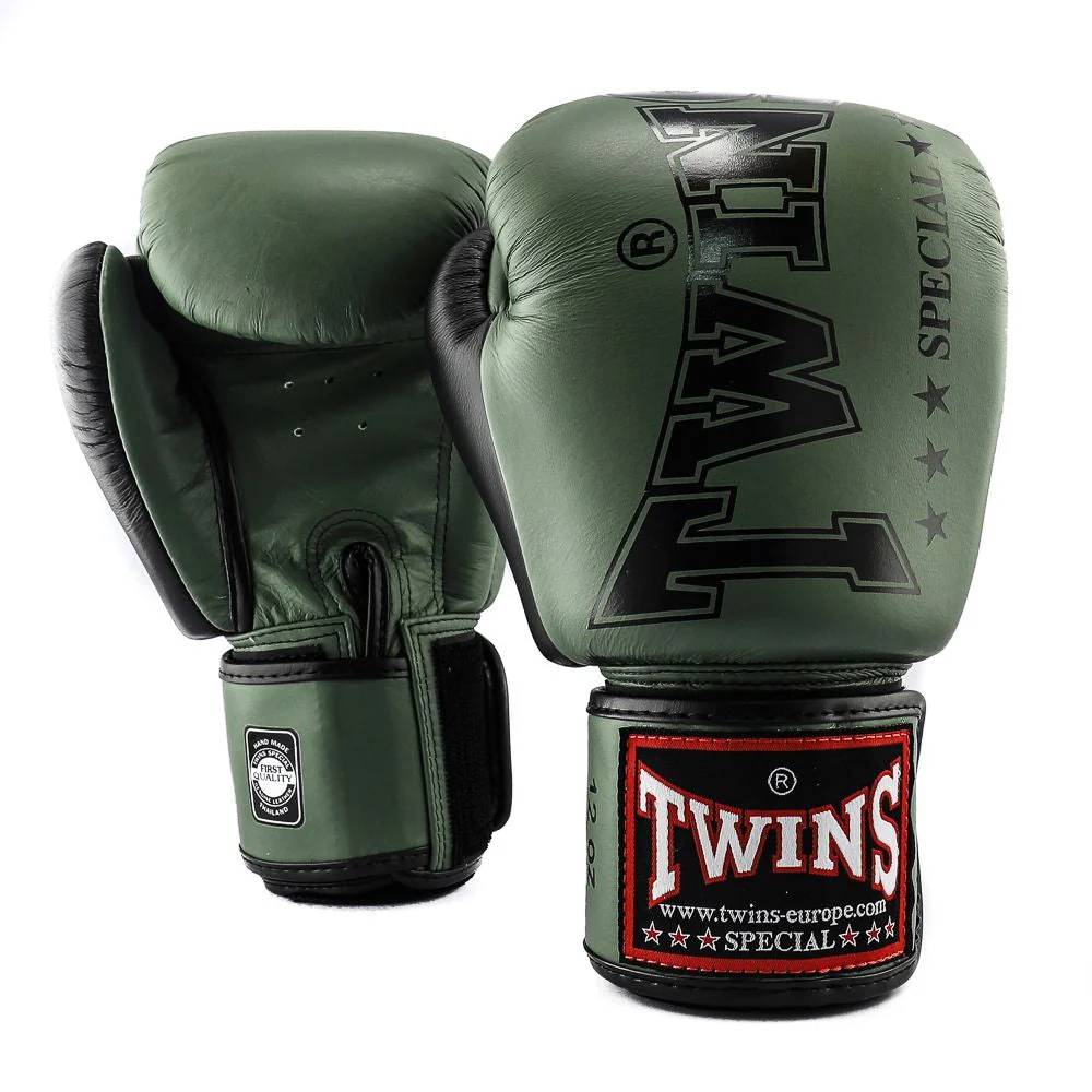 Rękawice do Muay Thai Twins Special BGVL8 Zielony  - Image 2