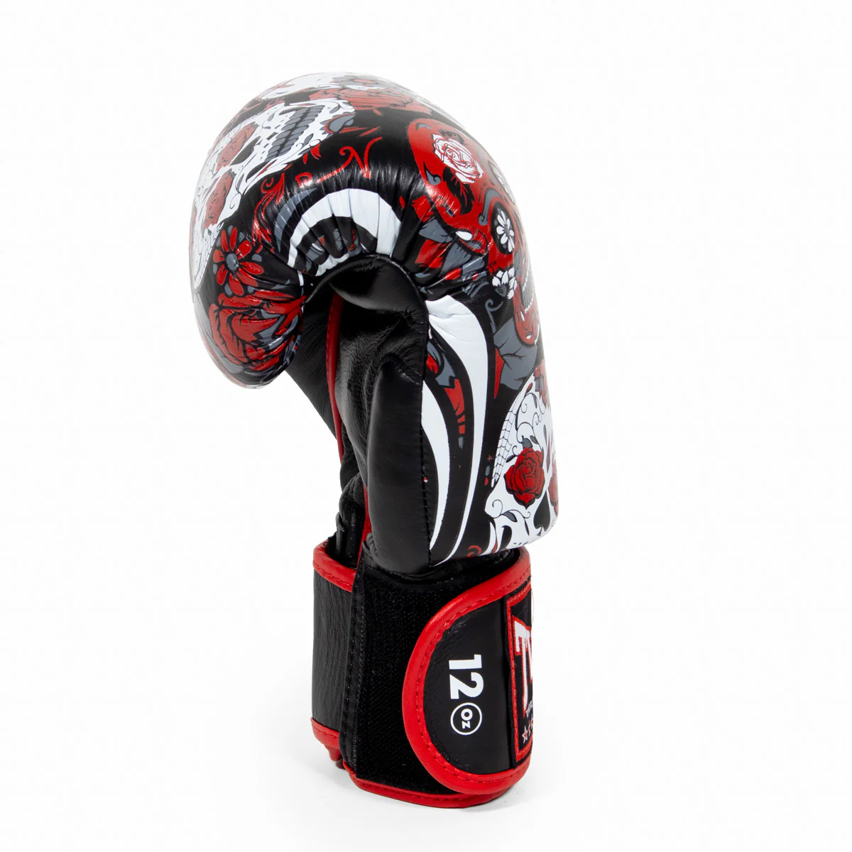 Rękawice do Muay Thai Twins Special FBGVL 3 Skull Czerwony  - Image 6