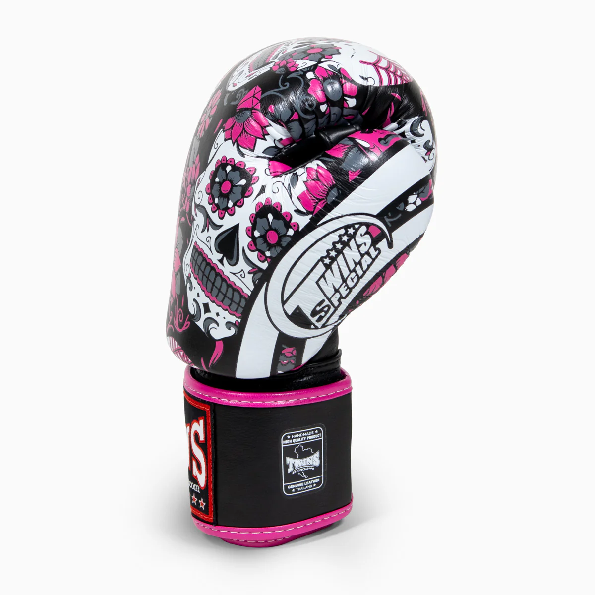 Rękawice do Muay Thai Twins Special FBGVL 3 Skull Róża  - Image 3