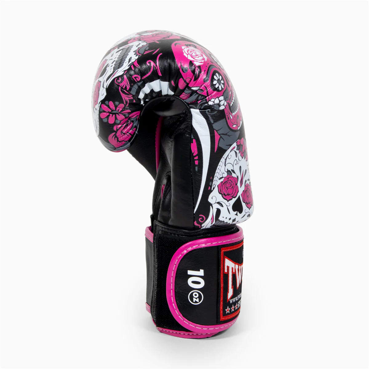 Rękawice do Muay Thai Twins Special FBGVL 3 Skull Róża  - Image 6