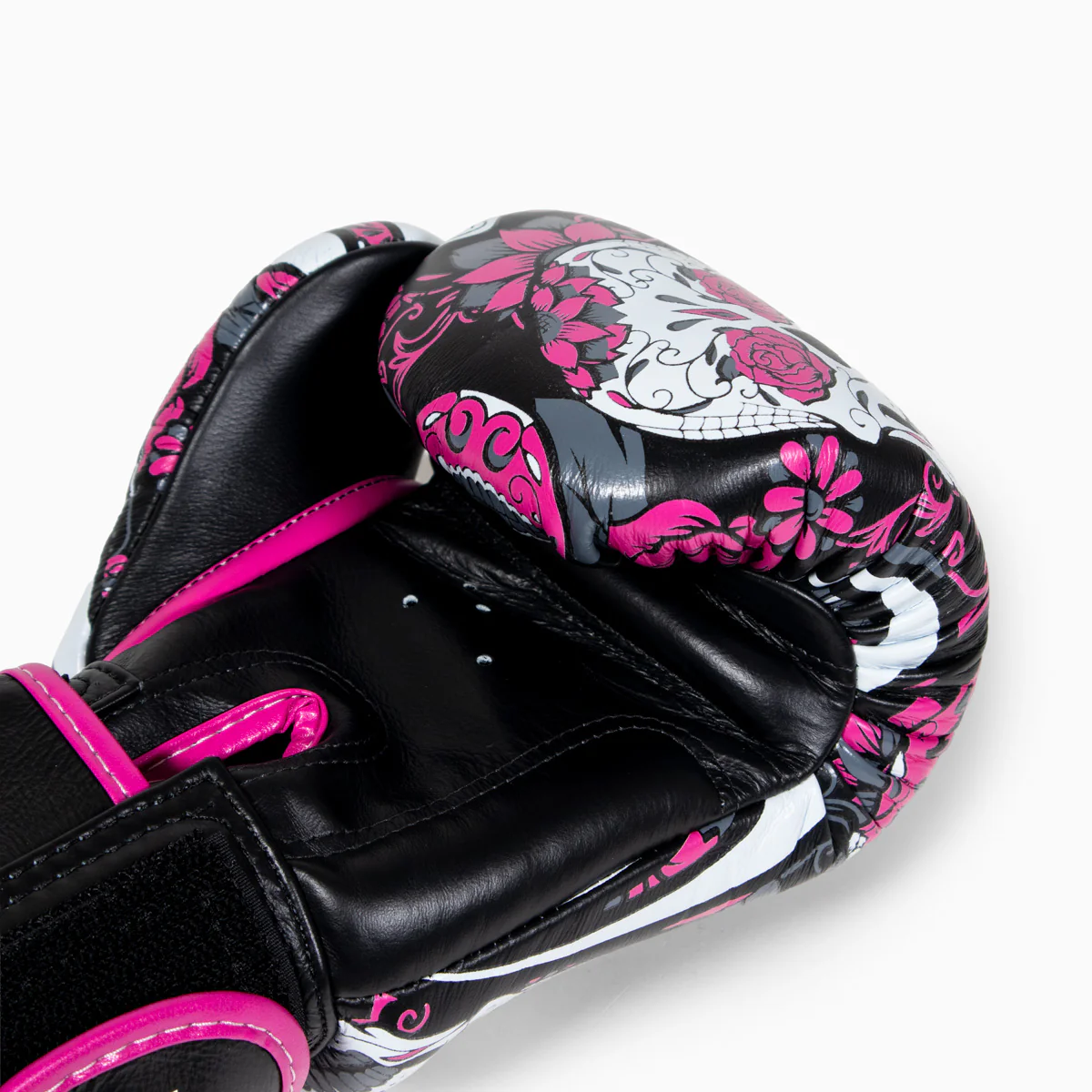 Rękawice do Muay Thai Twins Special FBGVL 3 Skull Róża  - Image 7