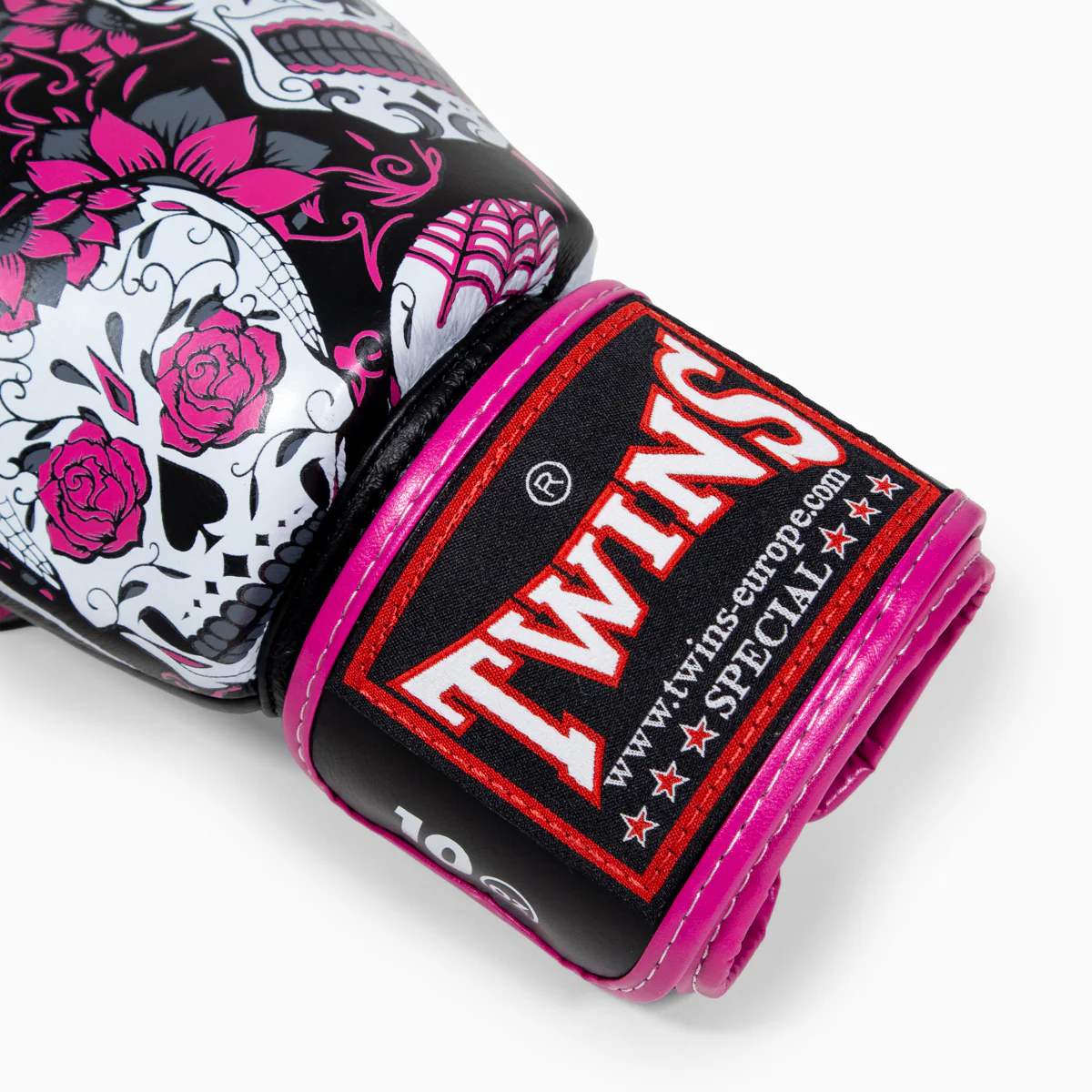Rękawice do Muay Thai Twins Special FBGVL 3 Skull Róża  - Image 9