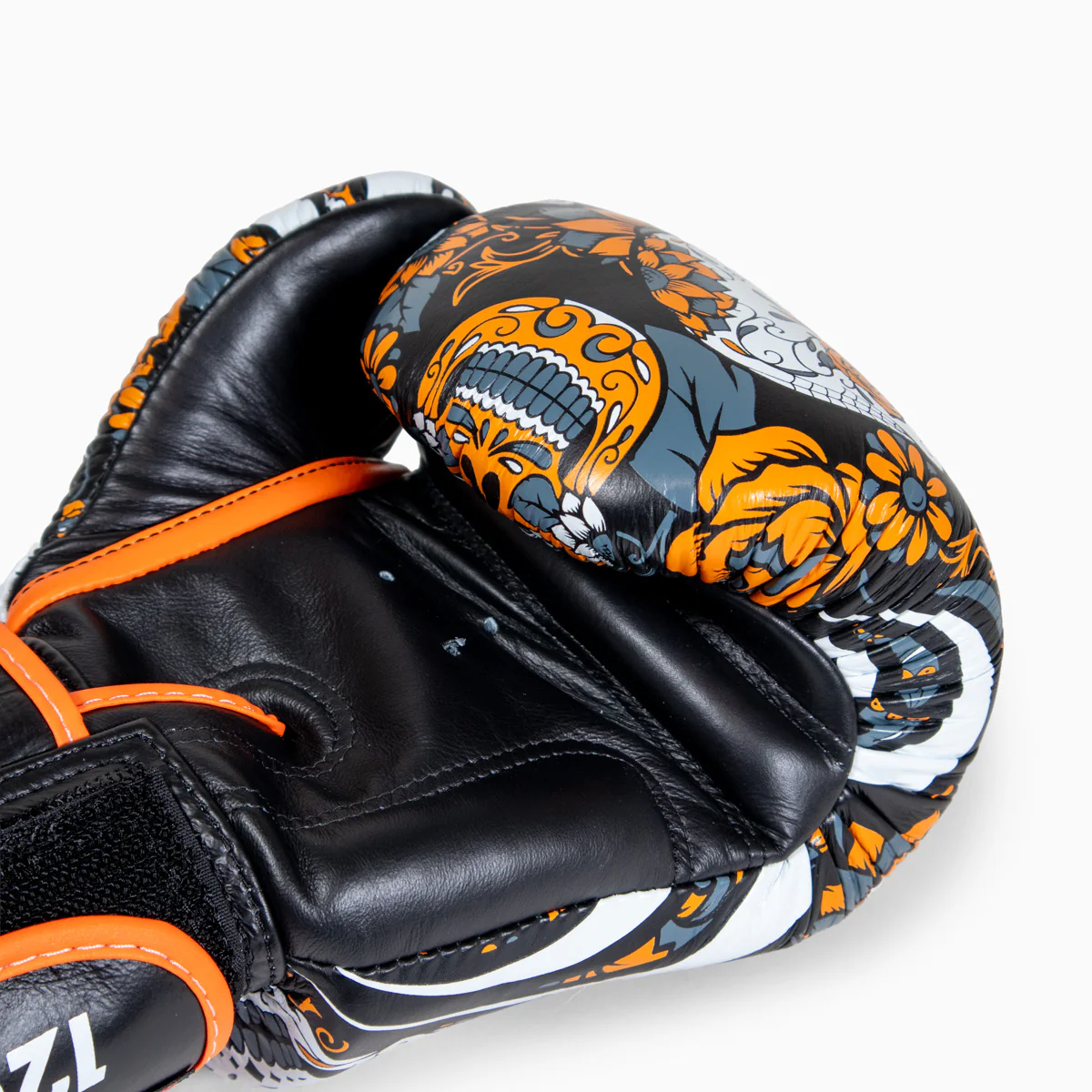 Rękawice do Muay Thai Twins Special FBGVL 4 Skull Pomarańczowy  - Image 6