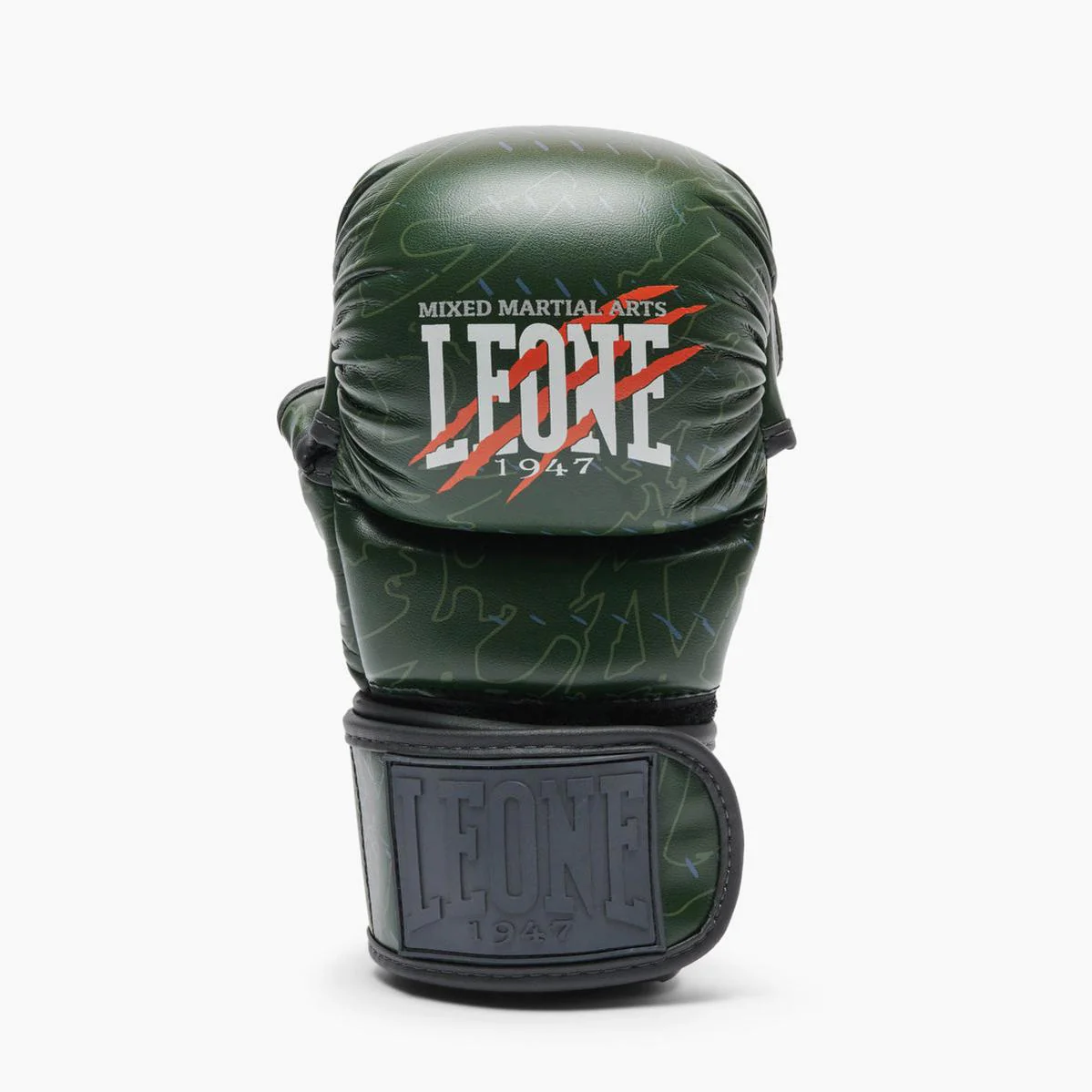 Rękawice MMA Leone Primal Instinct Trening GP116 z zielonym kciukiem  - Image 2