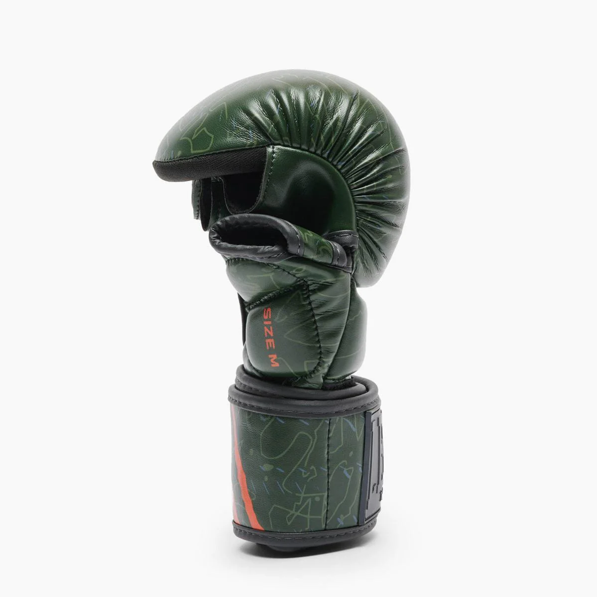 Rękawice MMA Leone Primal Instinct Trening GP116 z zielonym kciukiem  - Image 3