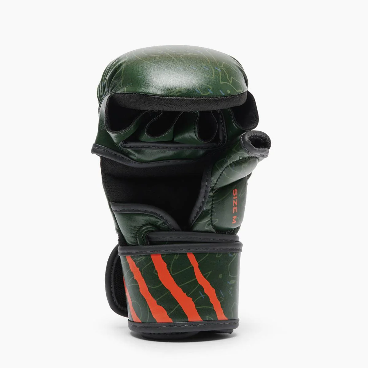 Rękawice MMA Leone Primal Instinct Trening GP116 z zielonym kciukiem  - Image 4