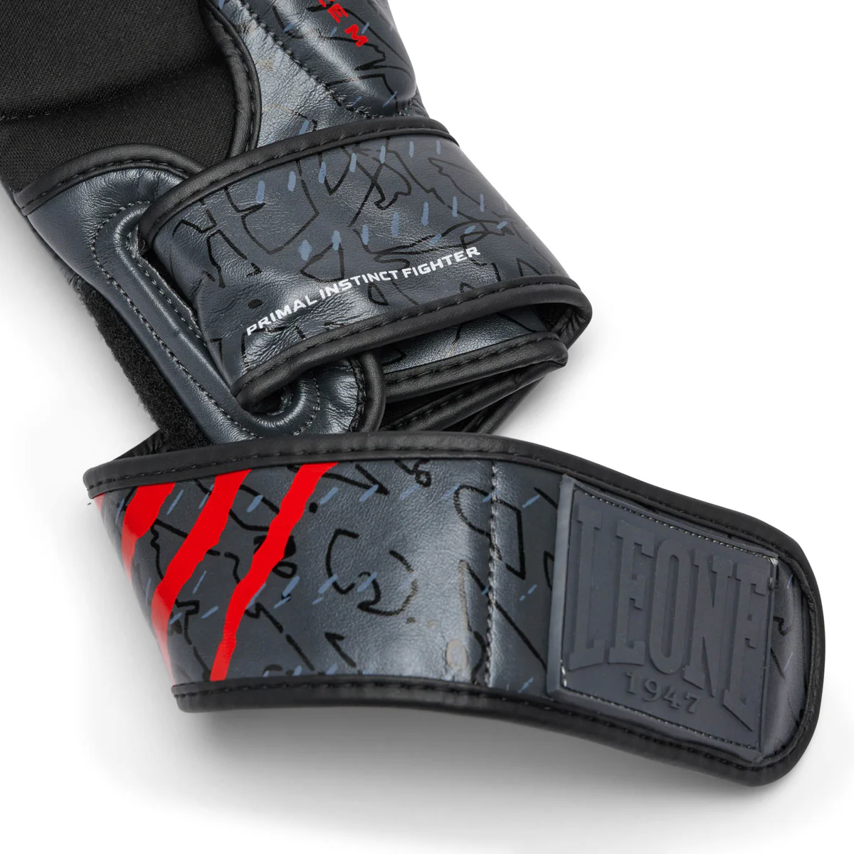 Rękawice MMA Leone Primal Instinct Trening GP116 z czarnym kciukiem  - Image 7